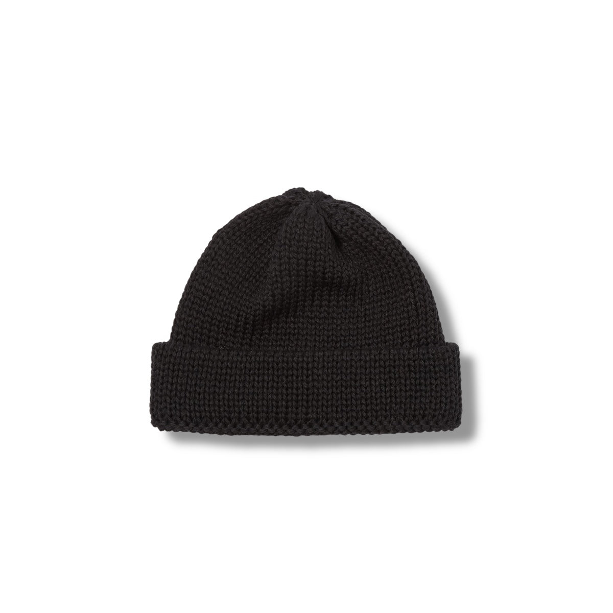 Universal Works Short Watch Cap British Wool black