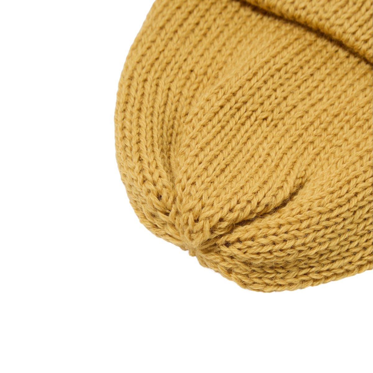 Universal Works Short Watch Cap British Wool yellow