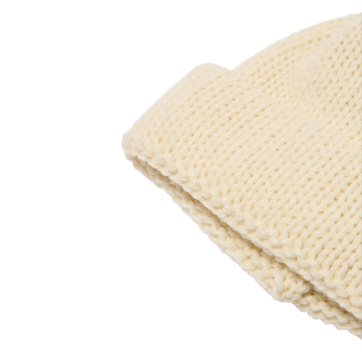 Universal Works Short Watch Cap British Wool ecru