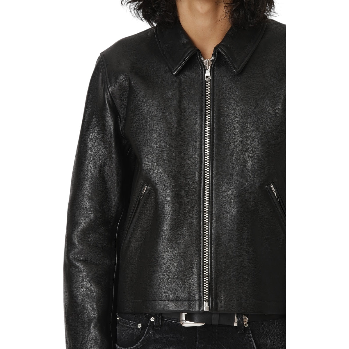 Won Hundred Dutton Leather Jacket black
