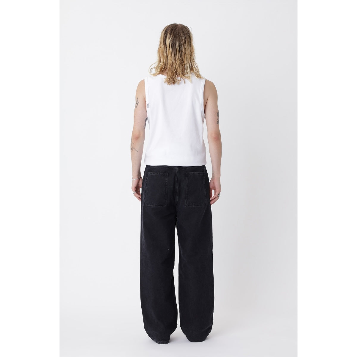 Won Hundred Dian.01 Pants washed black