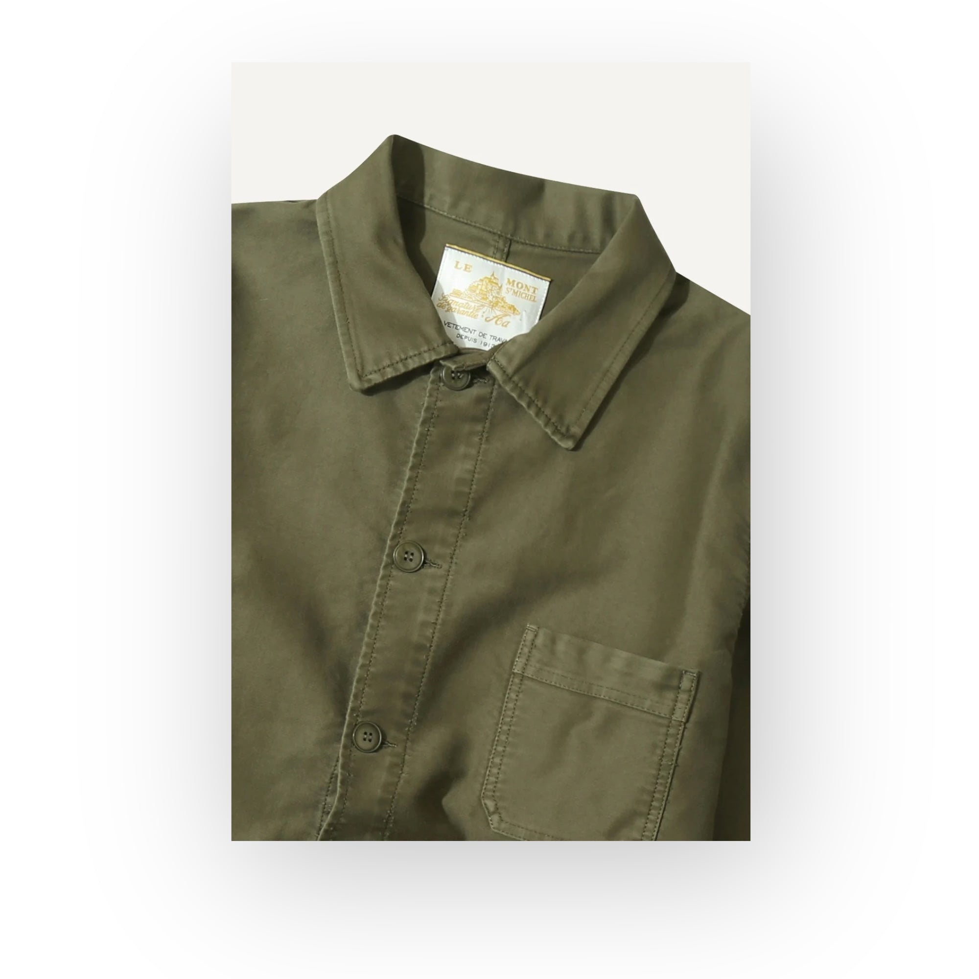 Le Mont St. Michel Genuine Work Jacket kaki