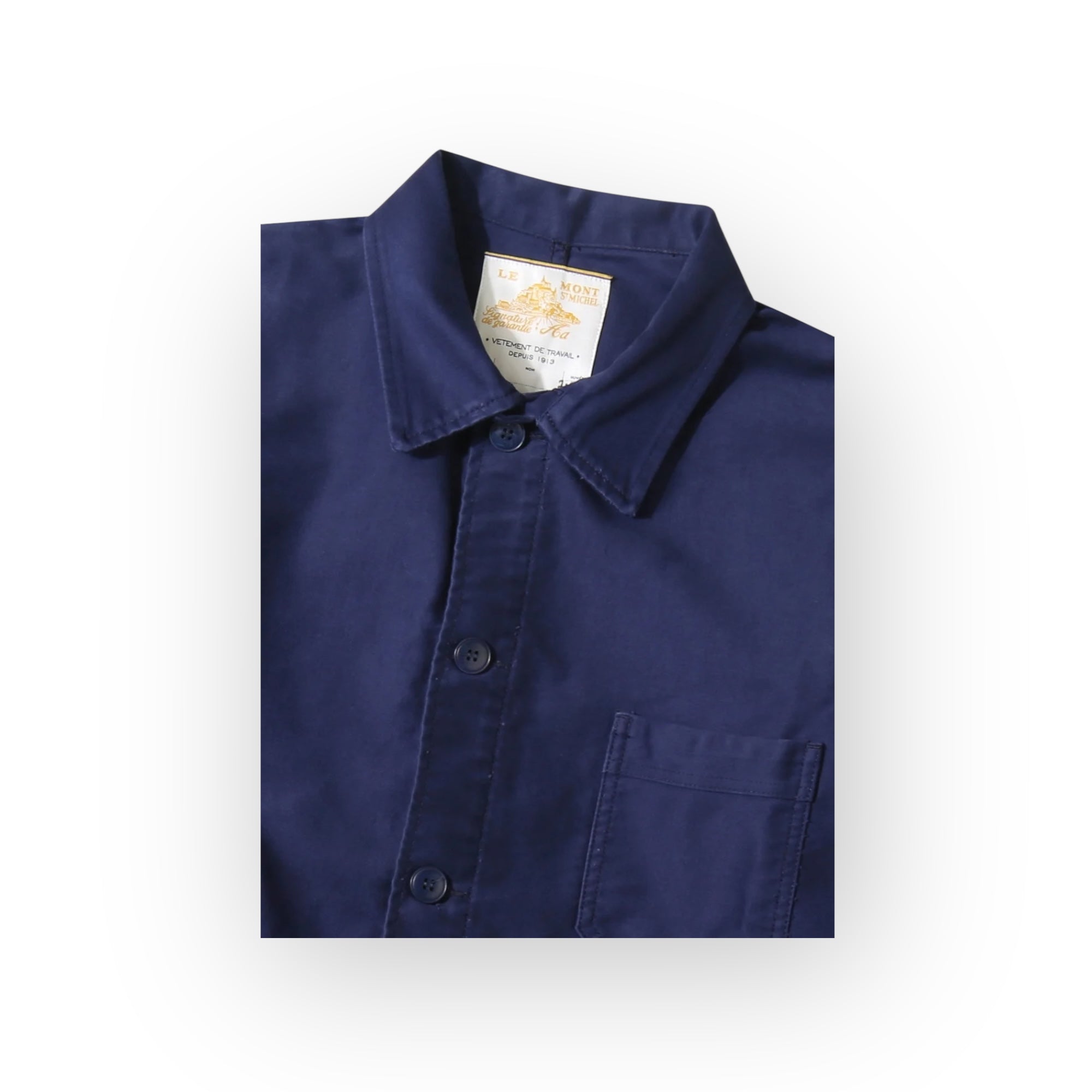 Le Mont St. Michel Genuine Work Jacket blue