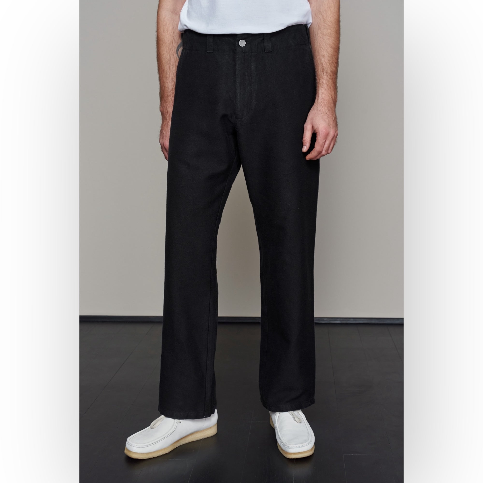 About Companions Waban Trousers winter linen black