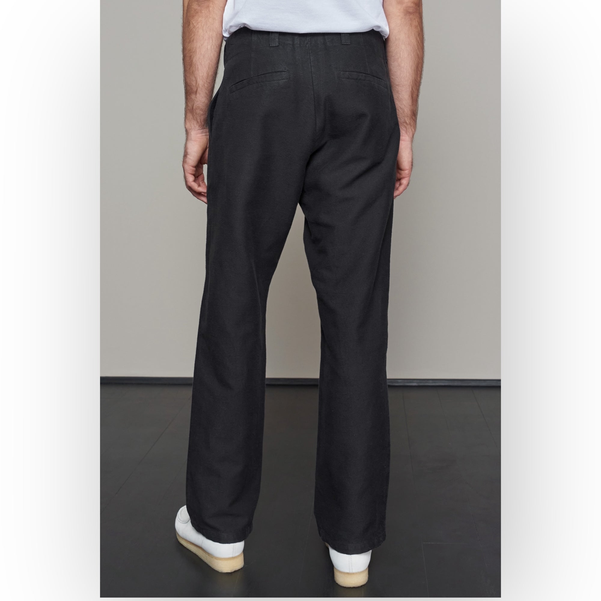 About Companions Waban Trousers winter linen black