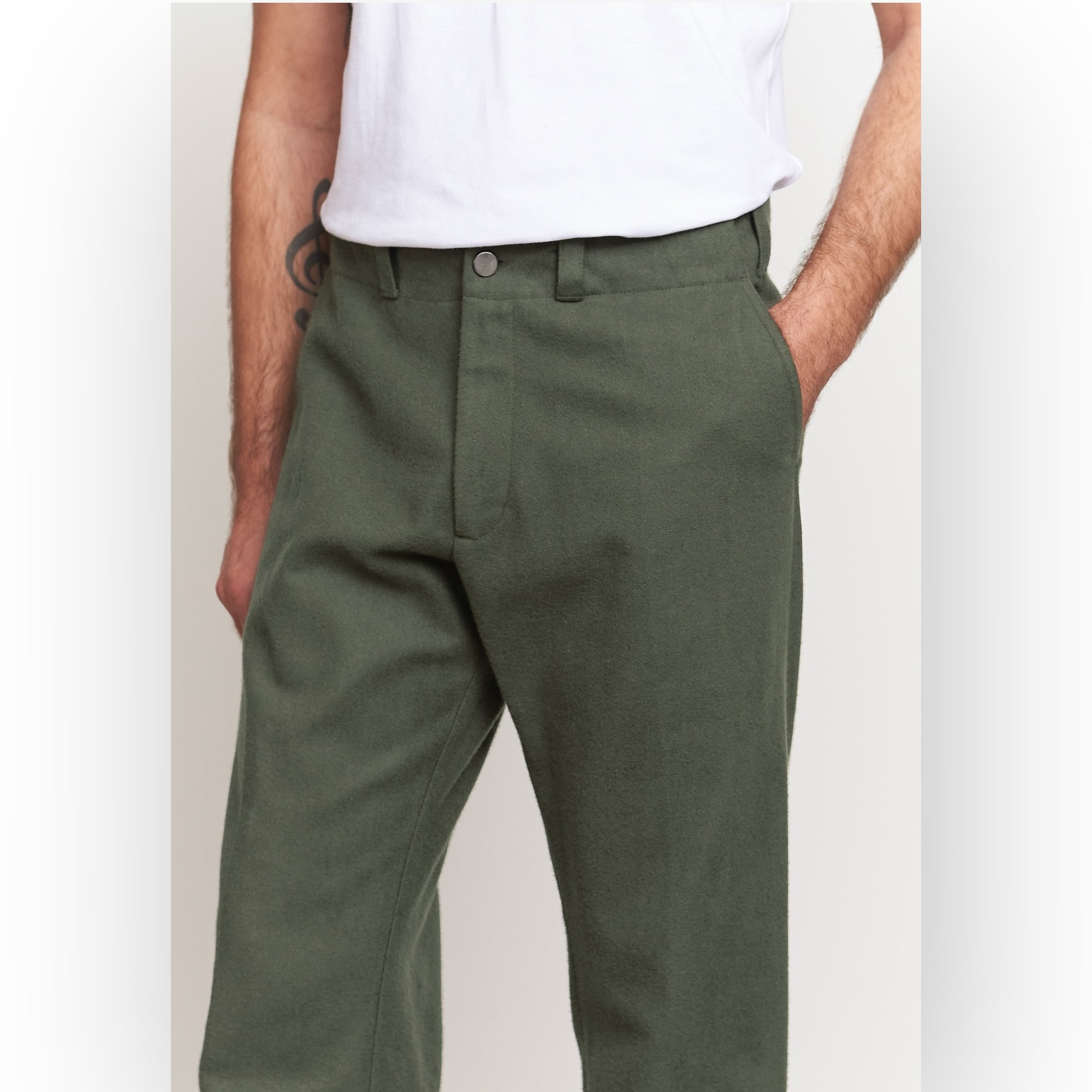 About Companions Waban Trousers eco moleskin dark khaki