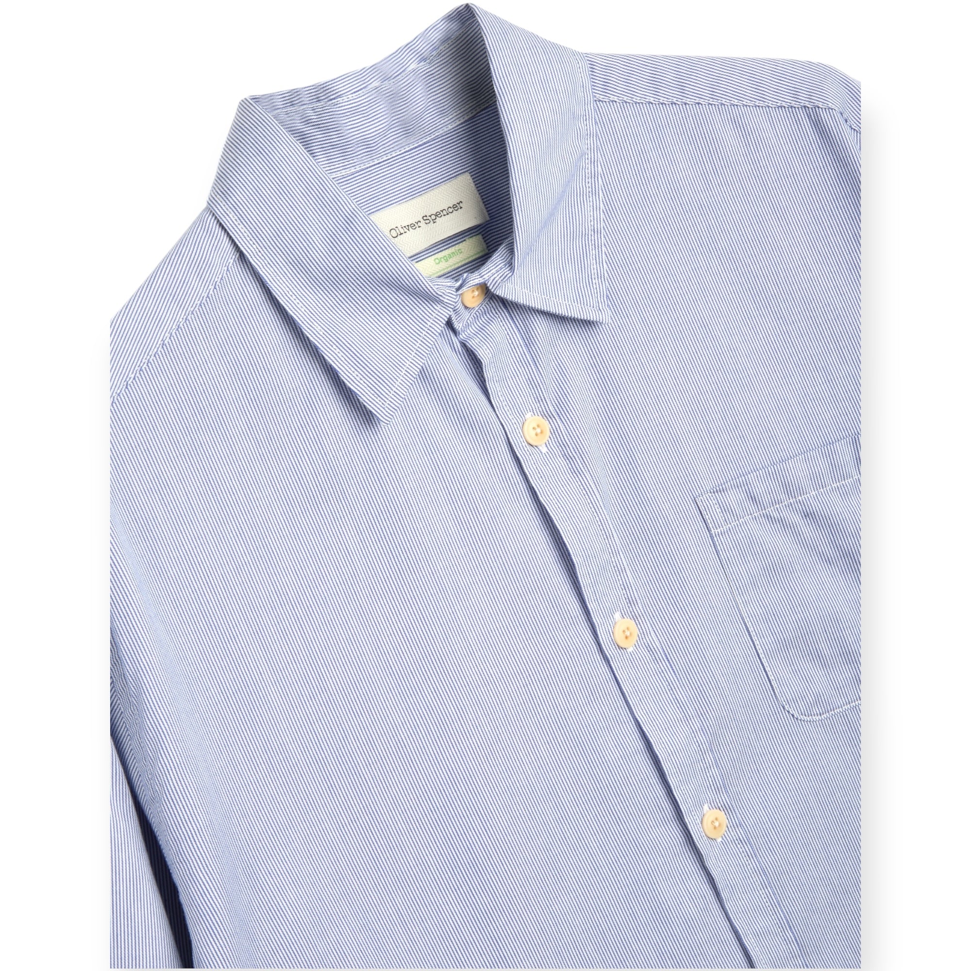 Oliver Spencer New York Special Shirt white/blue