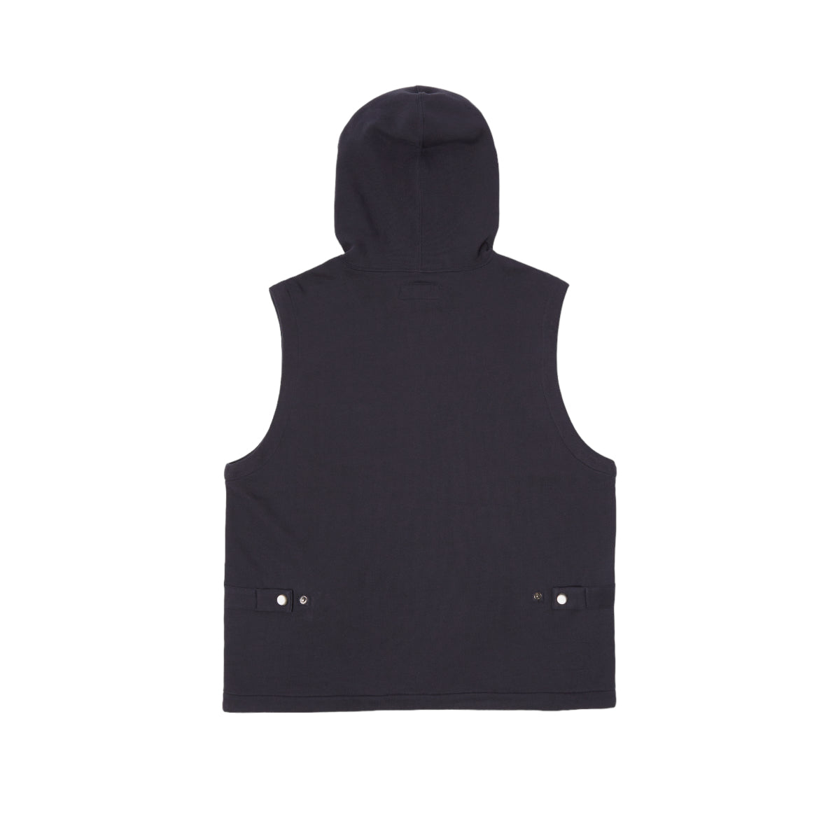 Universal Works Lazy Day Gilet P2922 Brush Back Sweat navy
