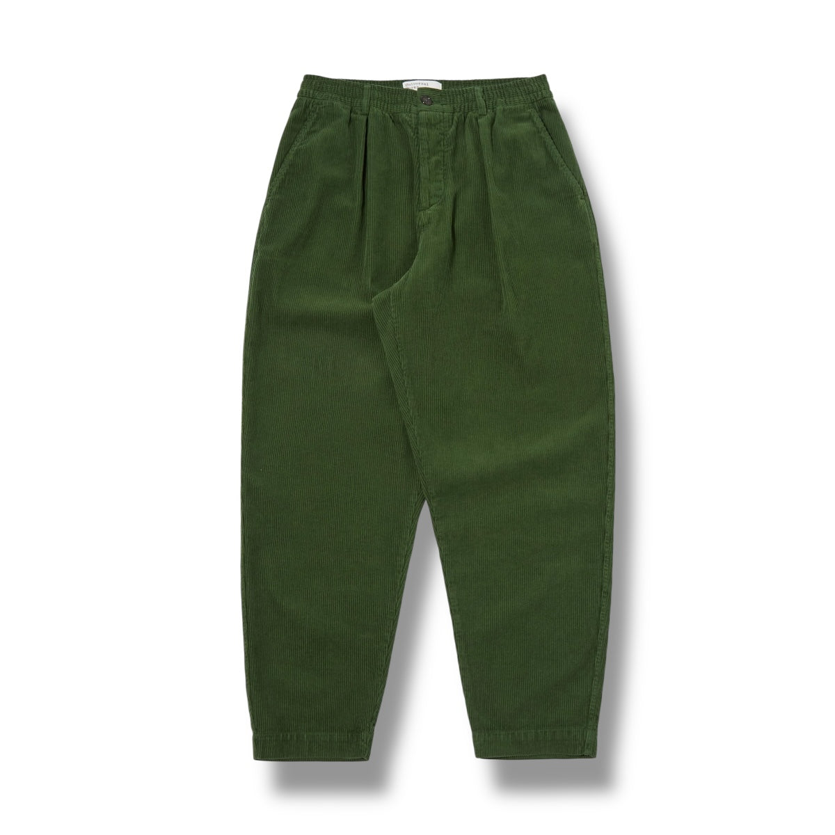 Universal Works Pleated Track Pant Cord green