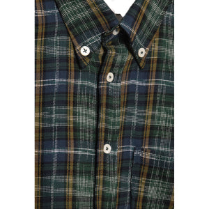 Universal Works Daybrook Shirt 29151 Ikat Twill Check green