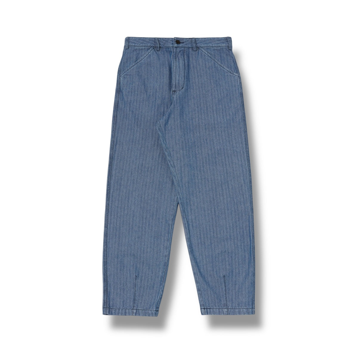 Universal Works Utility Pant Denim Herringbone indigo