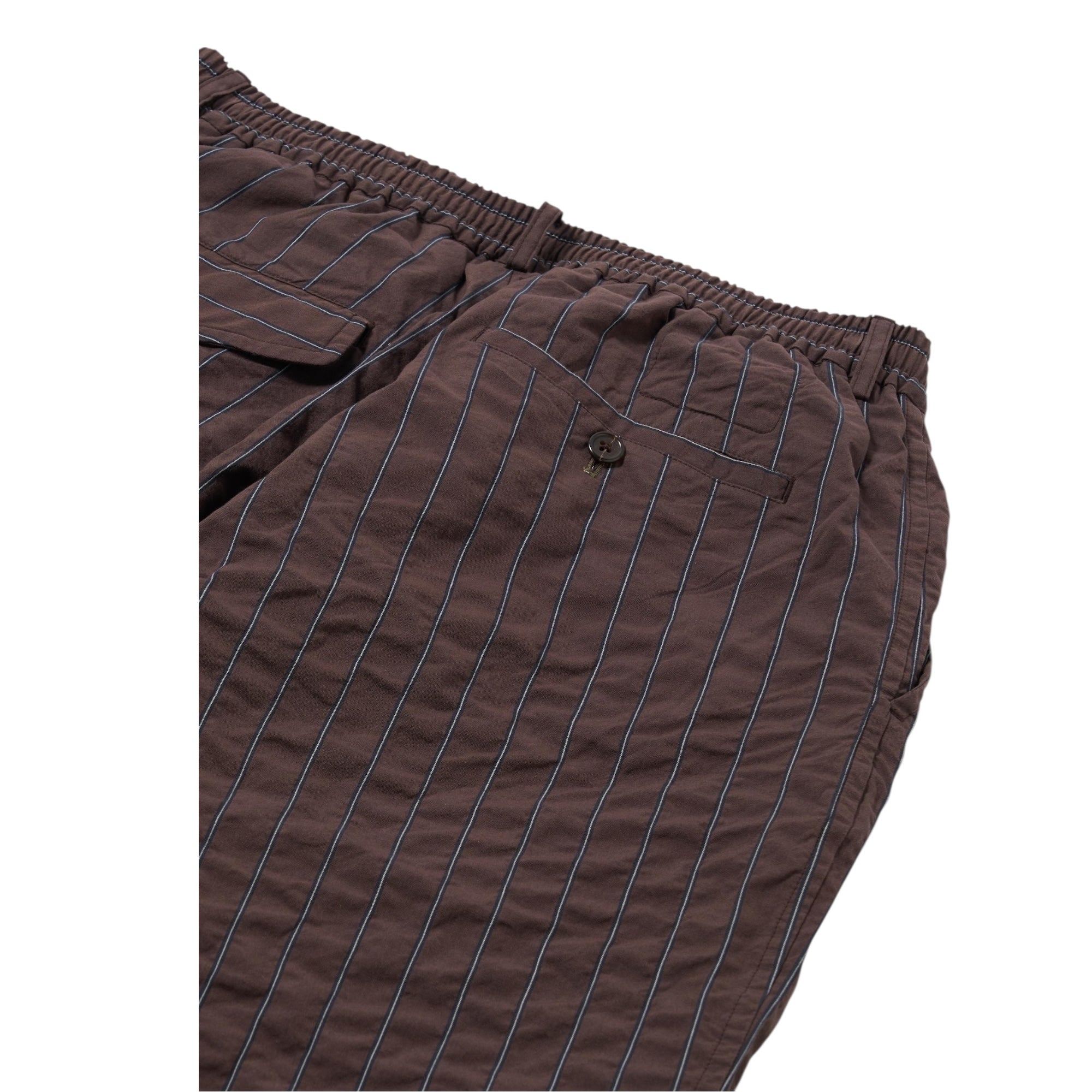 Universal Works Oxford Pant Chester Stripe brown