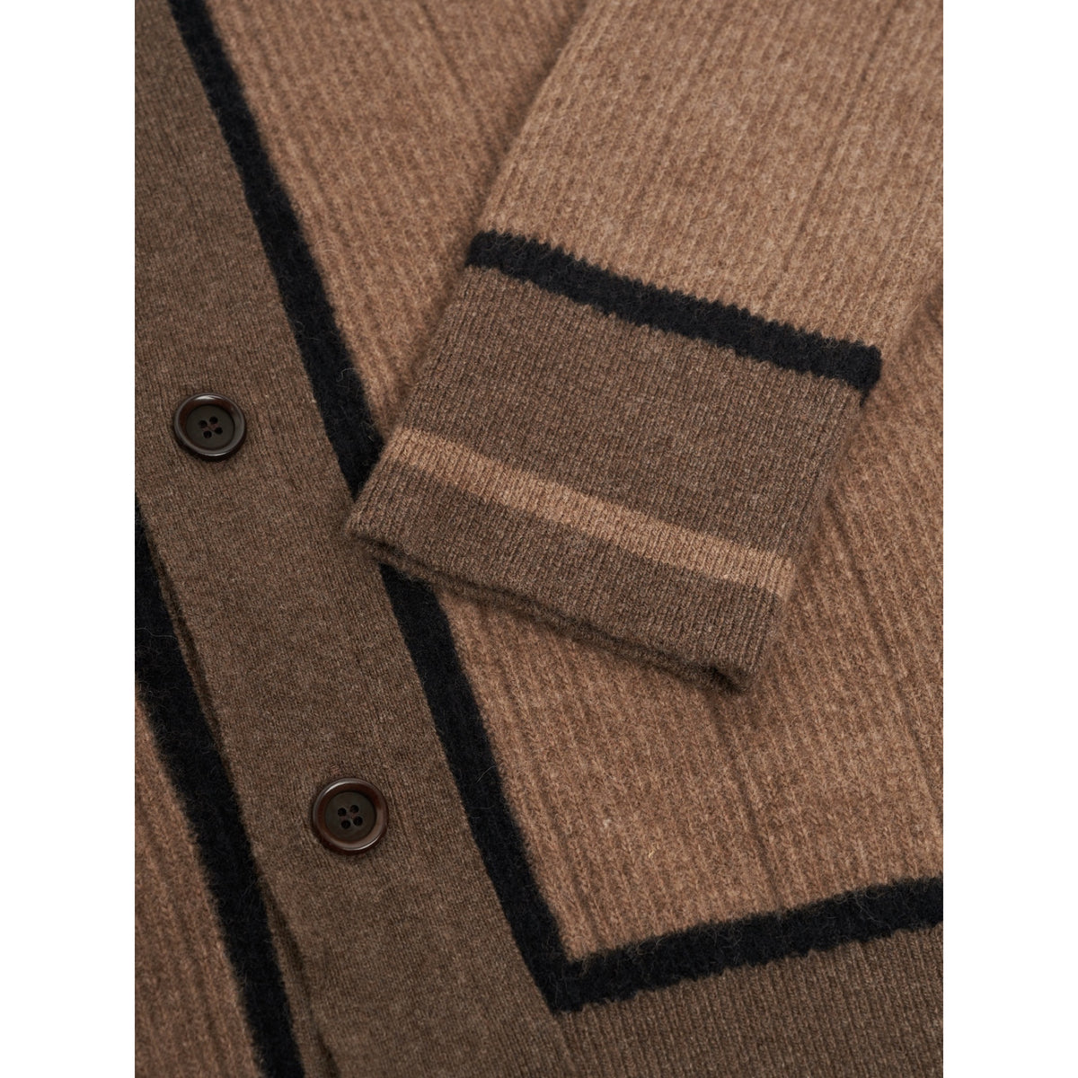 Oliver Spencer Britten Knitted Cardigan Colvin sand