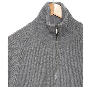 Seldom Zip Highneck 1368916 heather grey