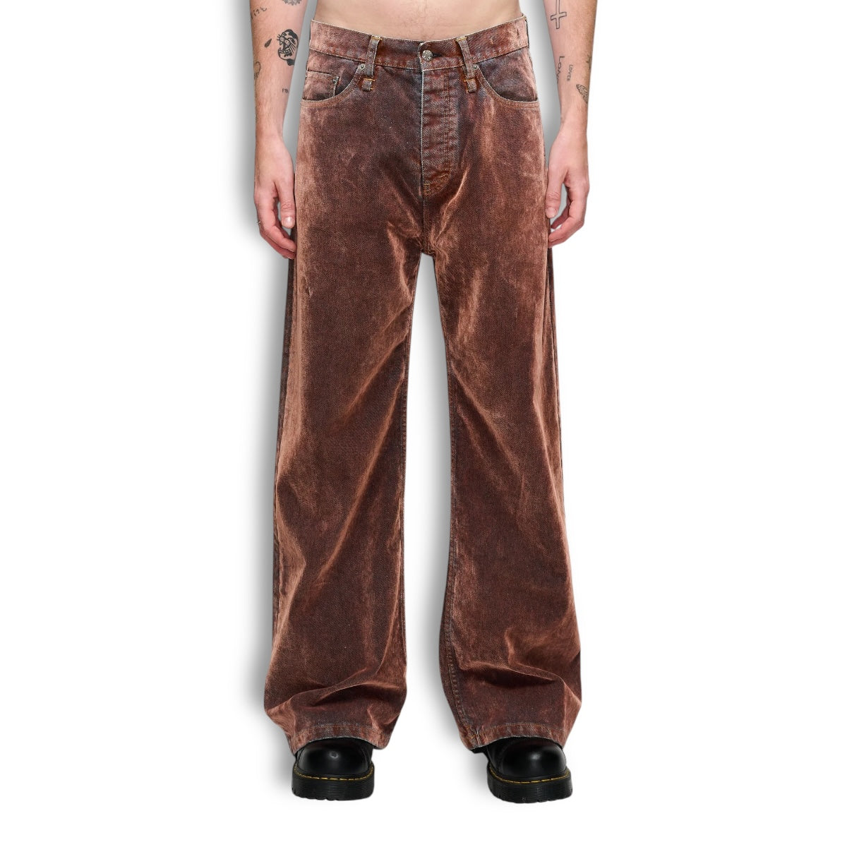 Hope Skid Jeans rust flock