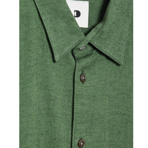 Delikatessen Feel Good Shirt D715/IT76 finest herringbone twill green