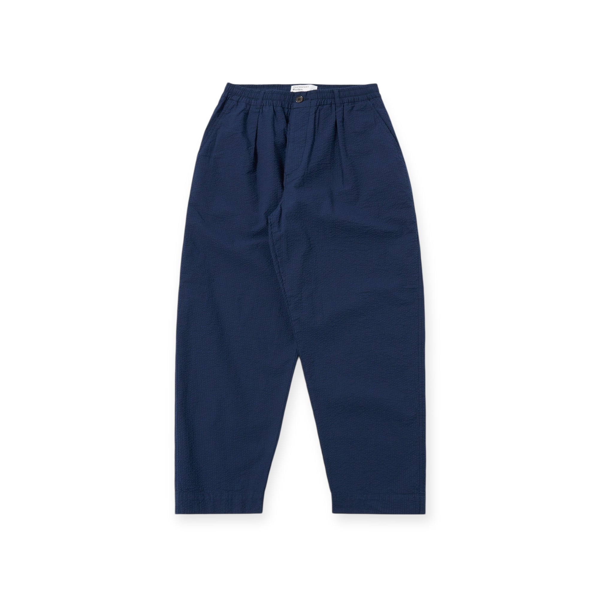Universal Works Oxford Pant Derby Stripe navy