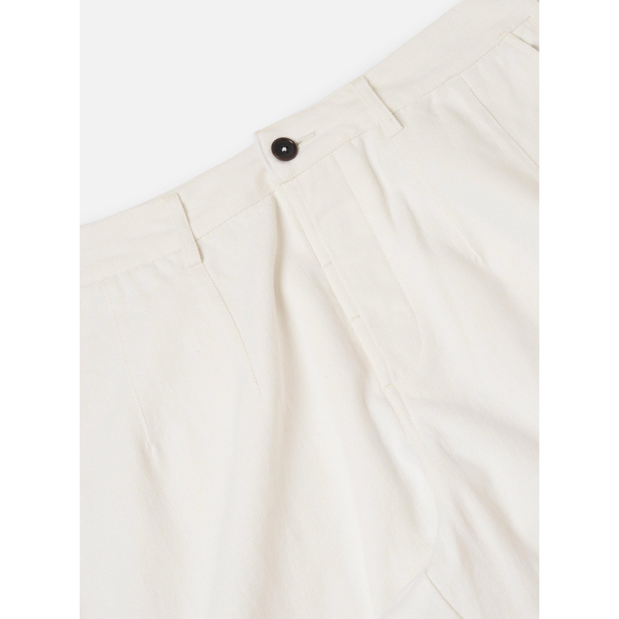 Universal Works Dutch Pant Slub Drill ecru