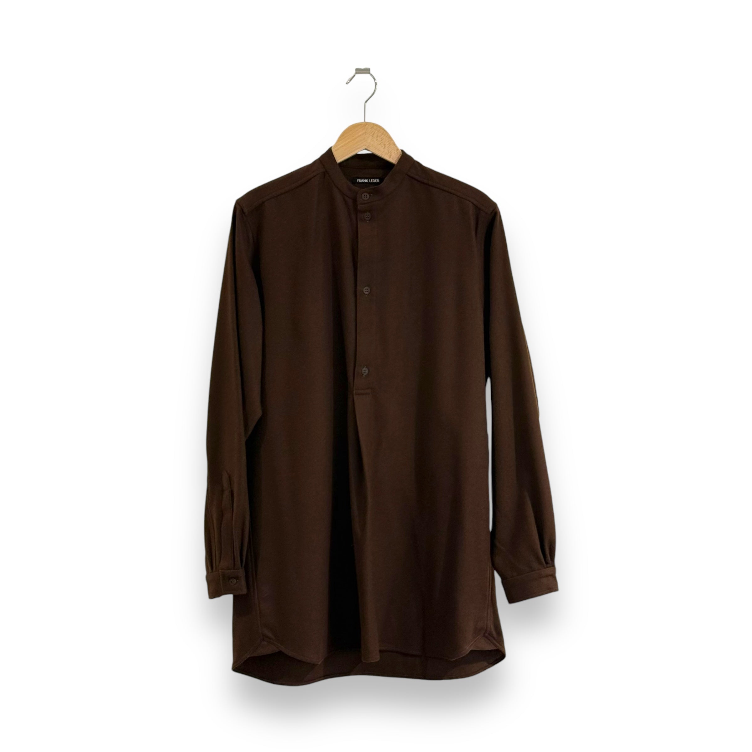 Frank Leder Loden Topshirt brown