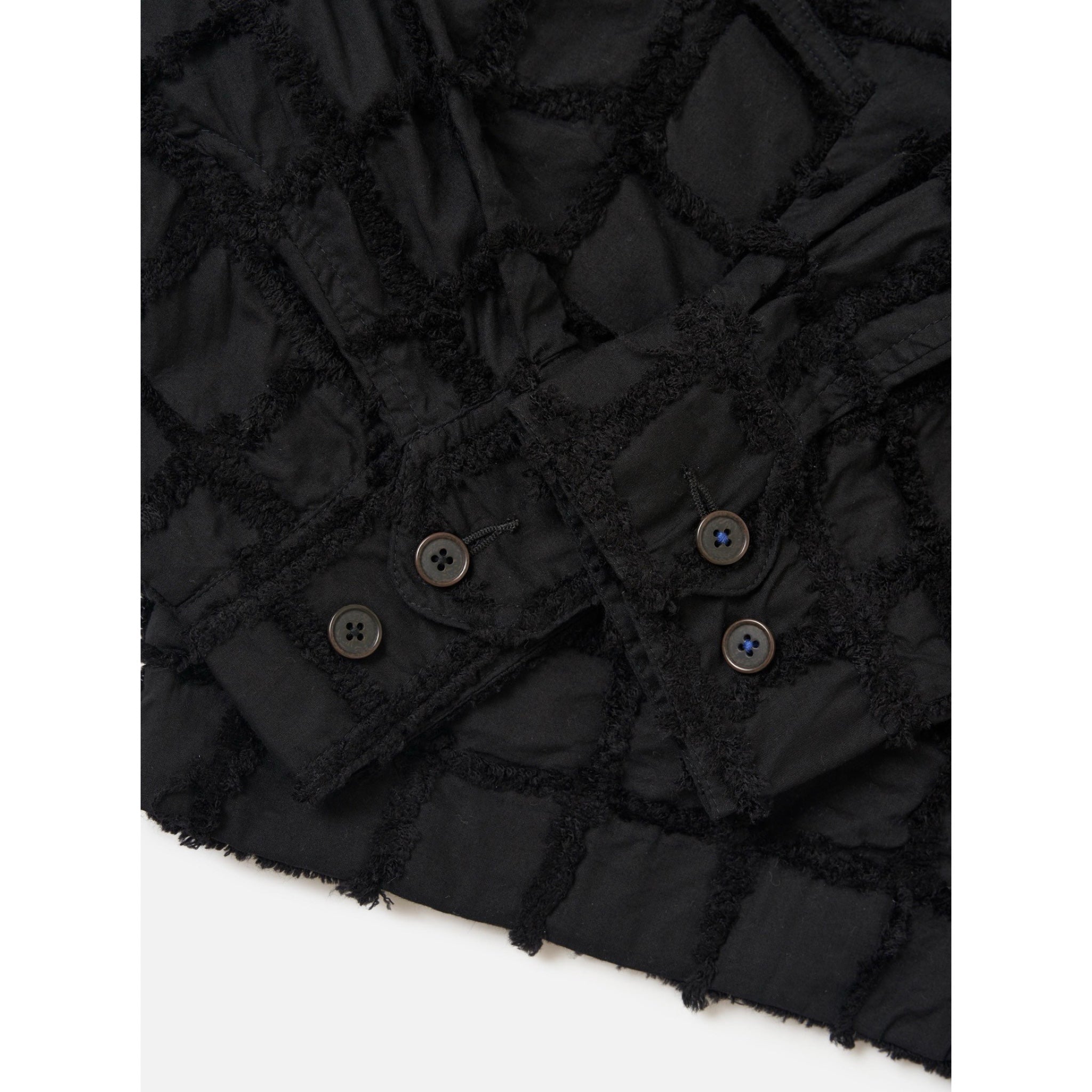 Universal Works Windcheater Jacket 3D Check black