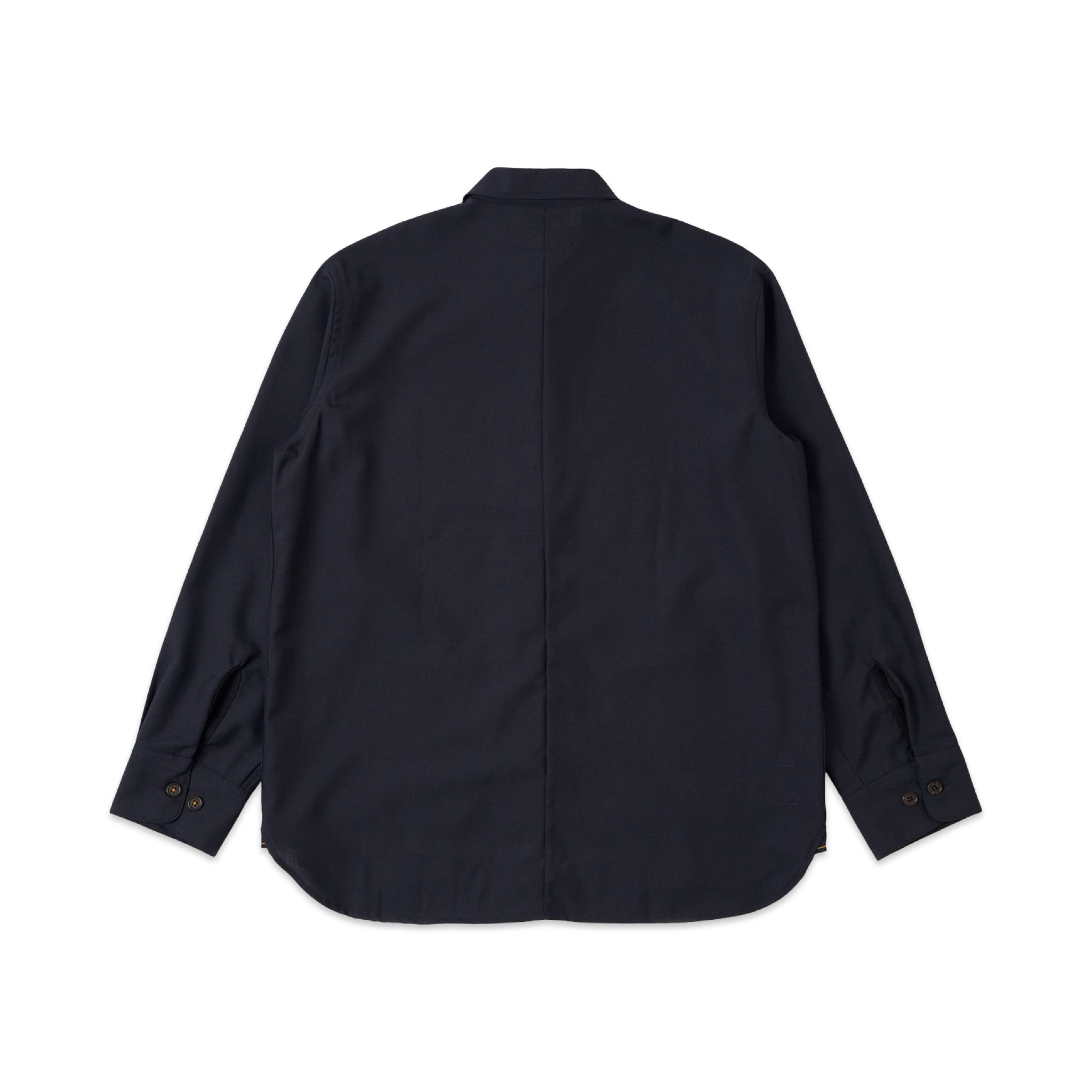 Universal Works Travail Overshirt Tropical Suiting navy