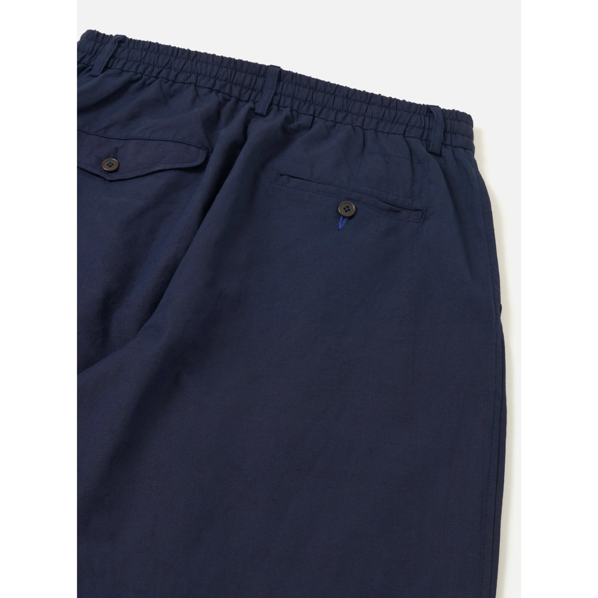 Universal Works Oxford Pant Linen Slub Weave navy