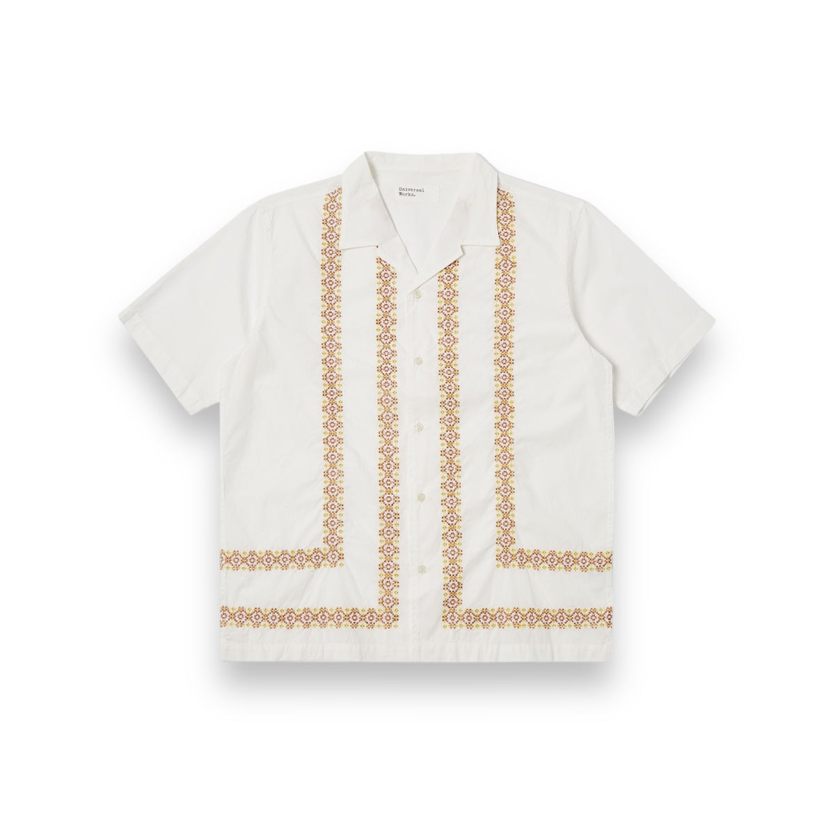 Universal Works Minari Shirt Organic Poplin 30174 ecru