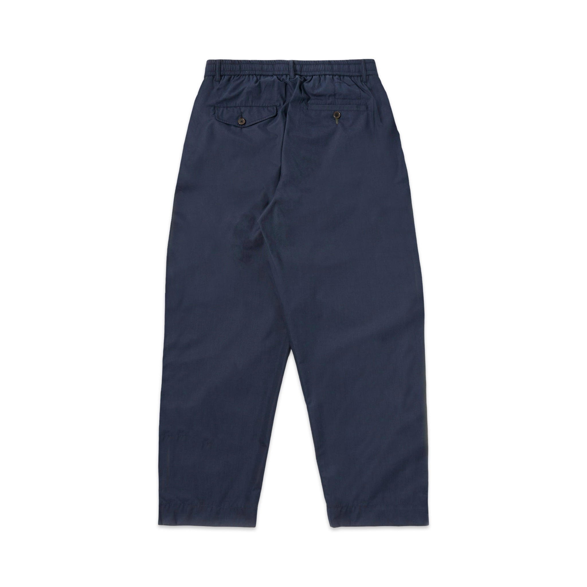 Universal Works Pleated Track Pant Recycled Polytech navy