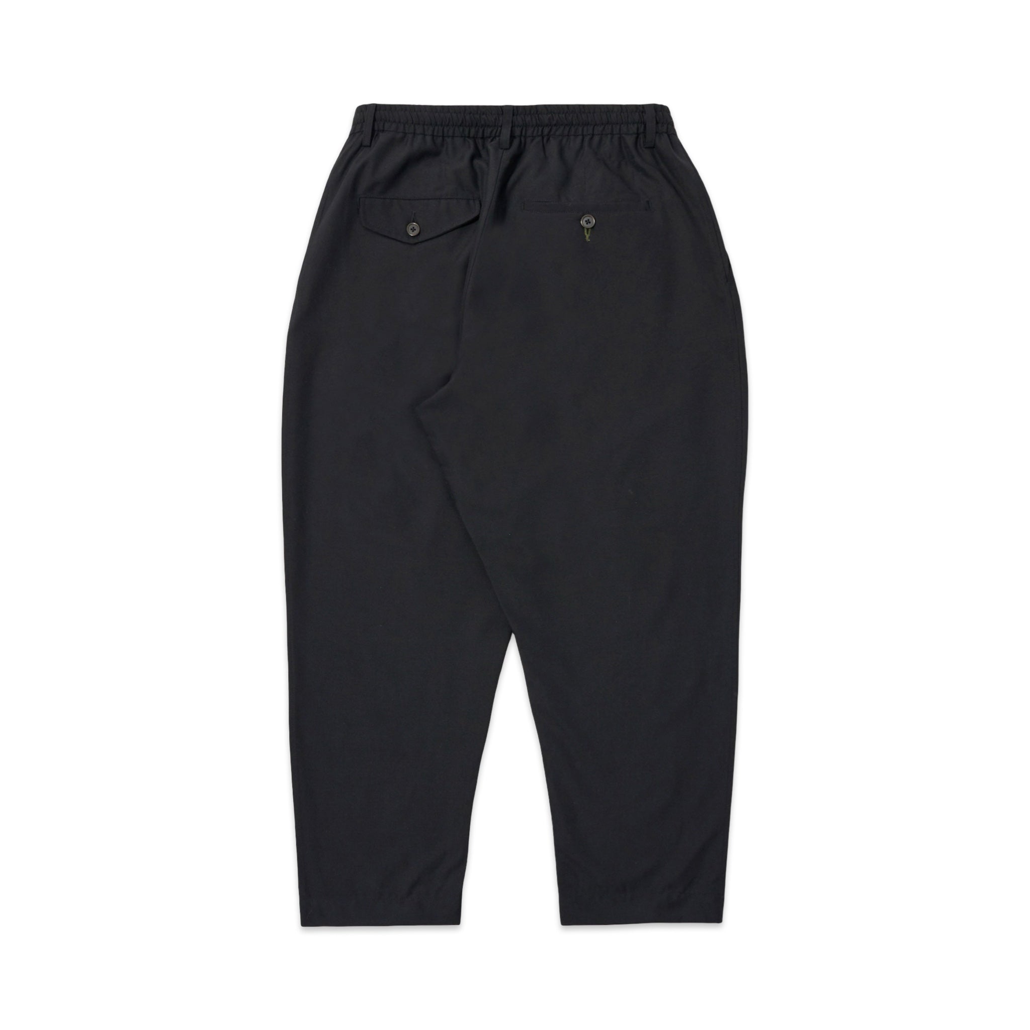 Universal Works Pleated Track Pant Tropical Suiting black