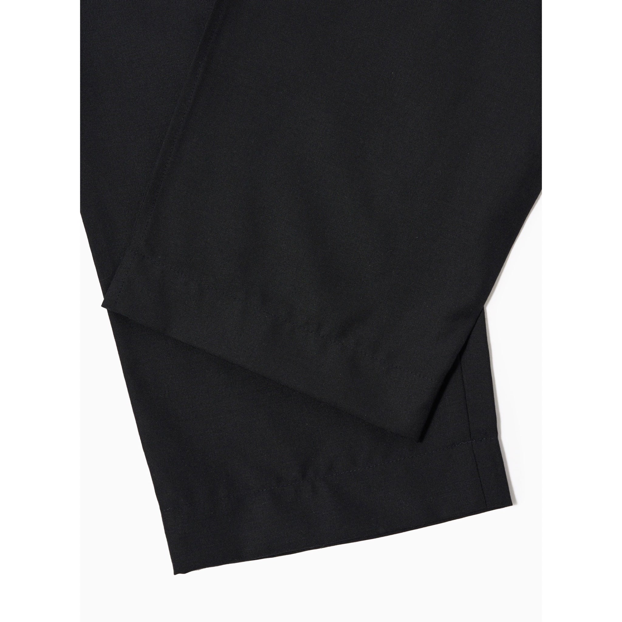 Universal Works Pleated Track Pant Tropical Suiting black