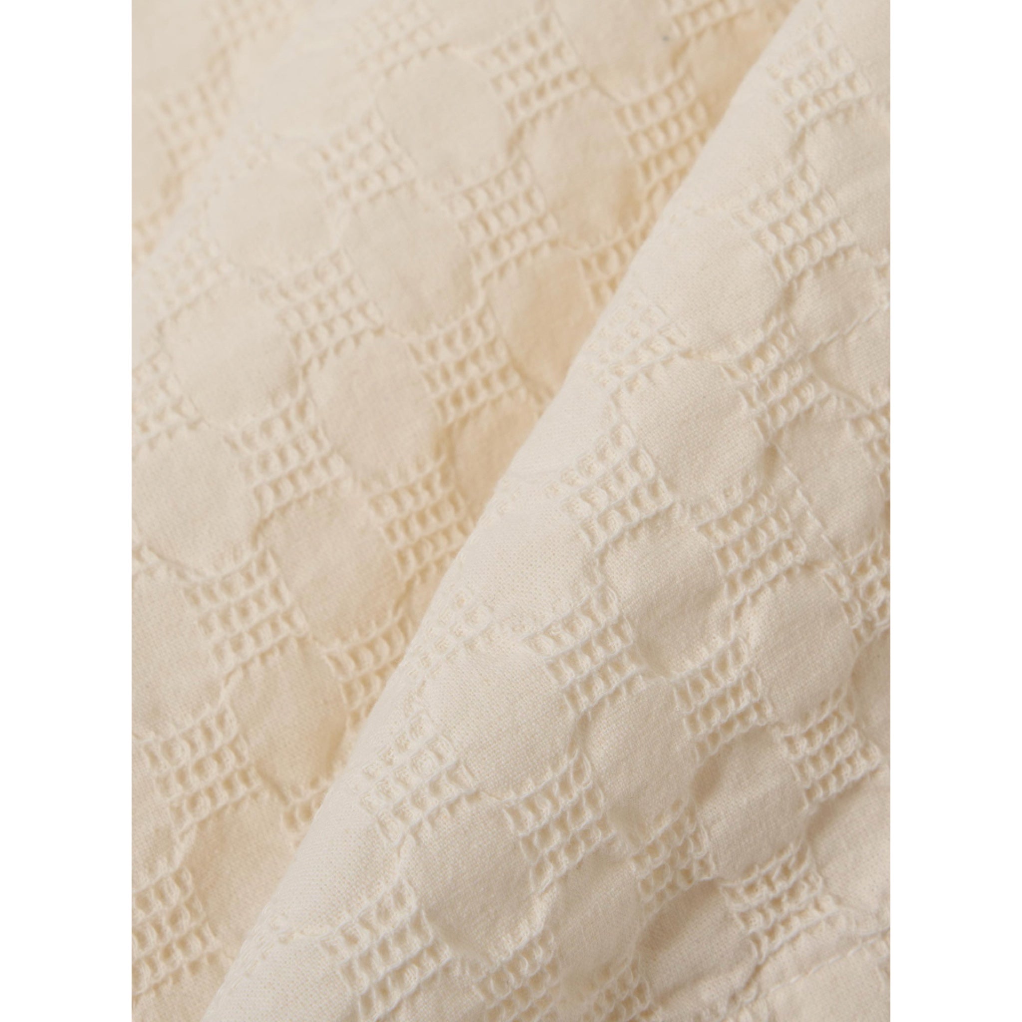 Universal Works Road Shirt Dot Waffle ecru