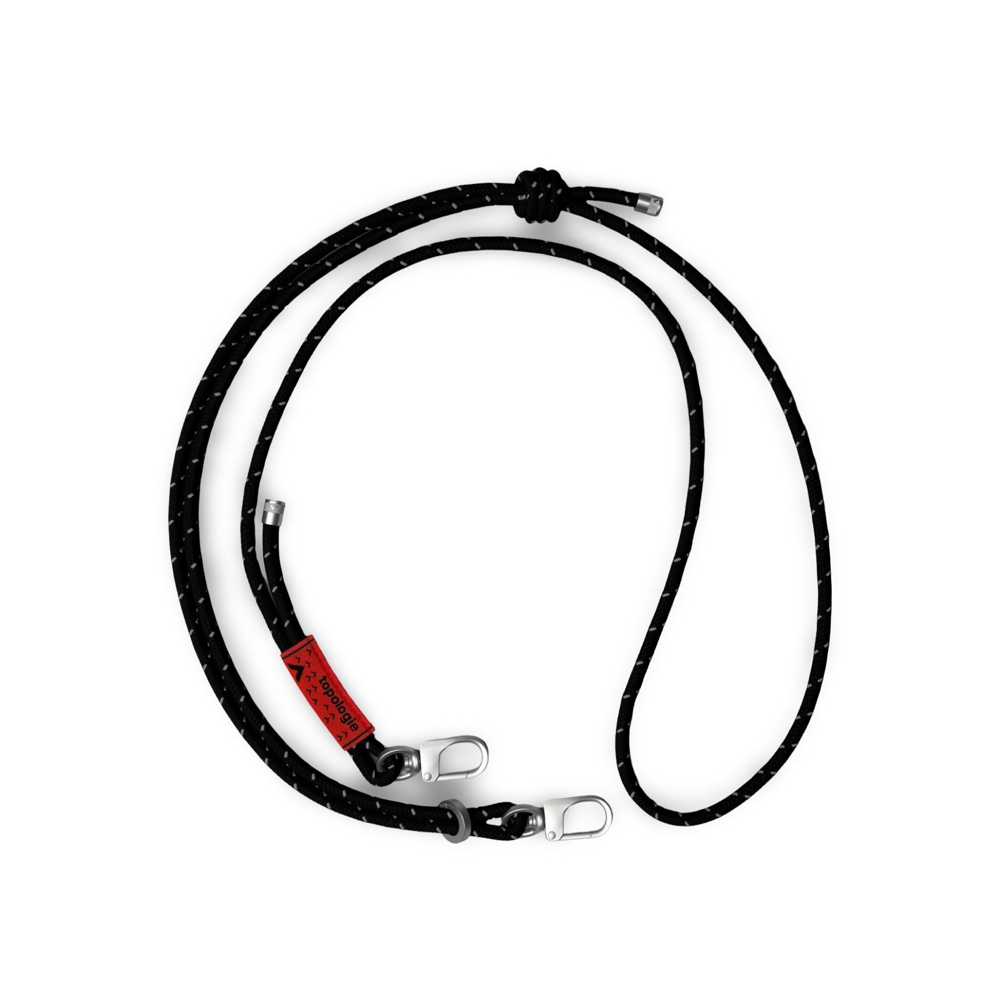 Topologie 6.0Mm Rope Strap black reflective