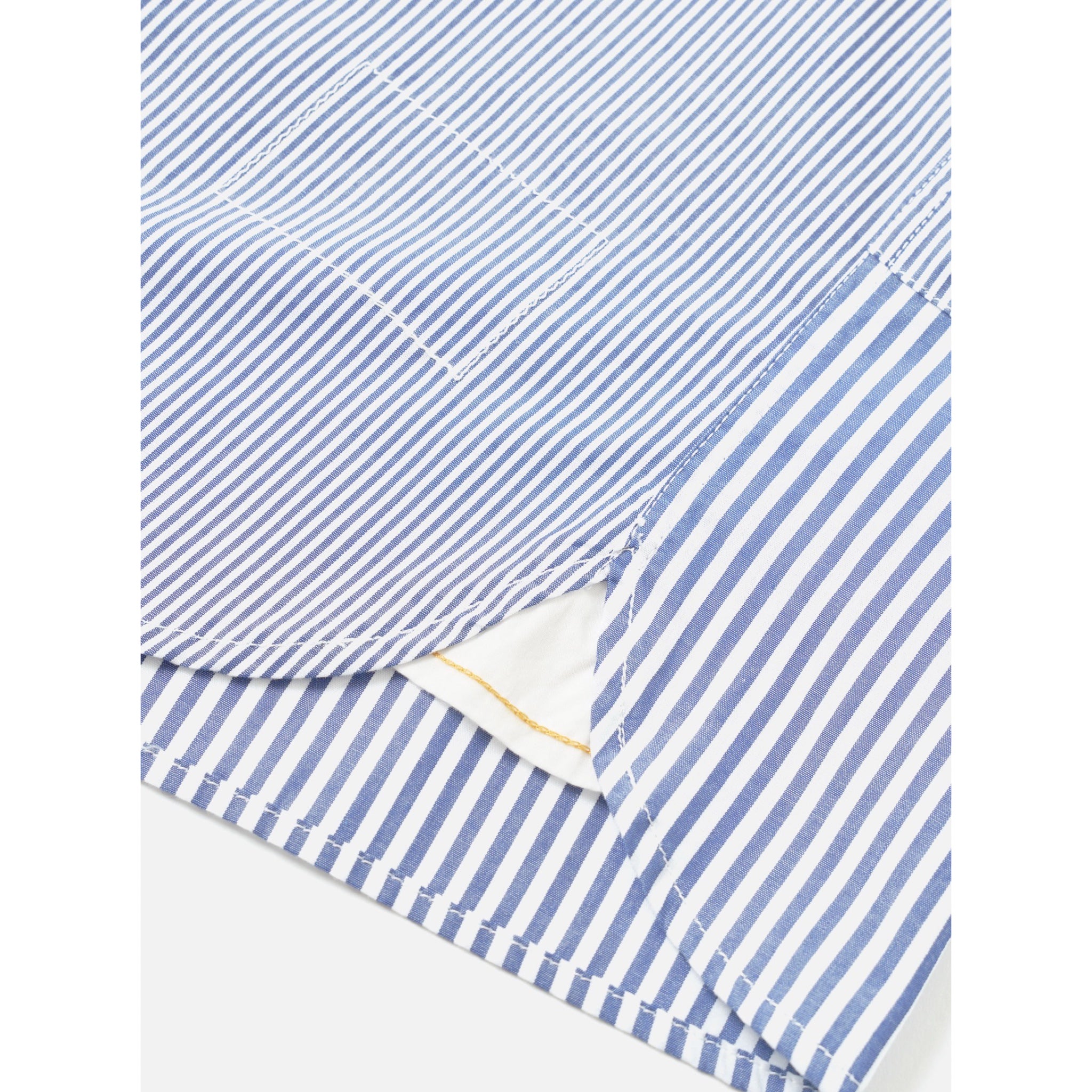 Universal Works Patched Shirt queens cotton navy