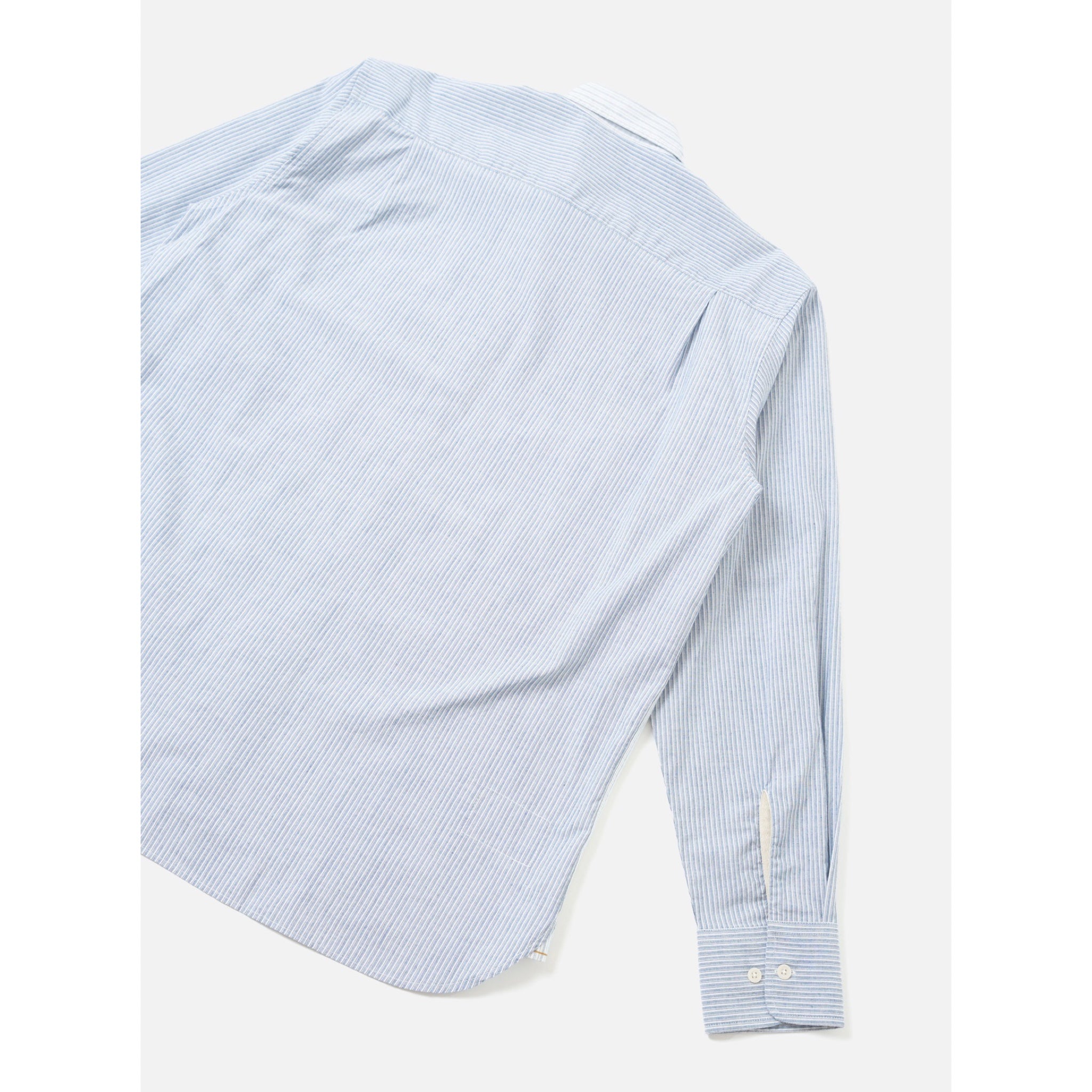 Universal Works Station Shirt mix stripes wm mix stripe