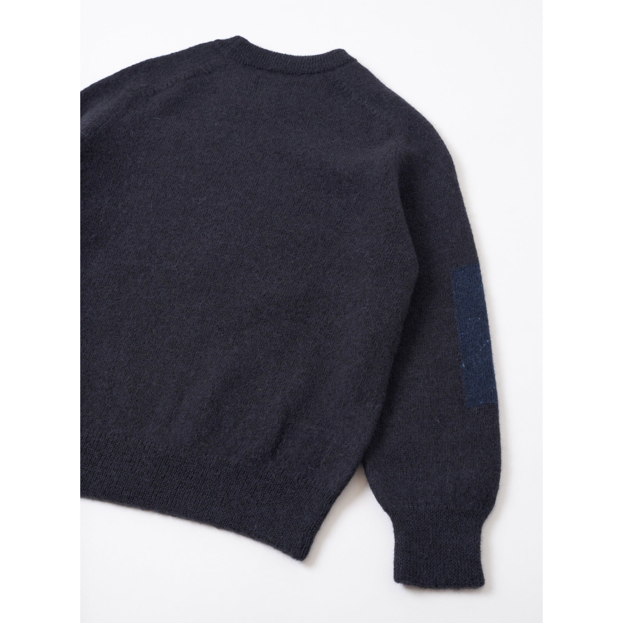 Universal Works Lyon Crew british wool navy
