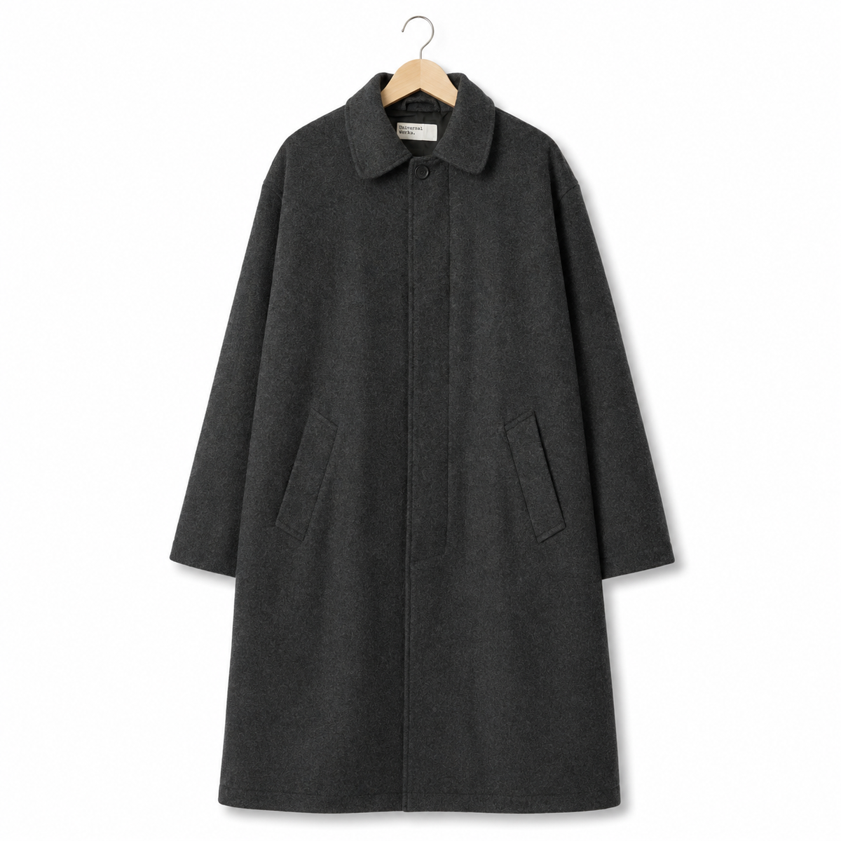 Universal Works Mac Coat mowbray black