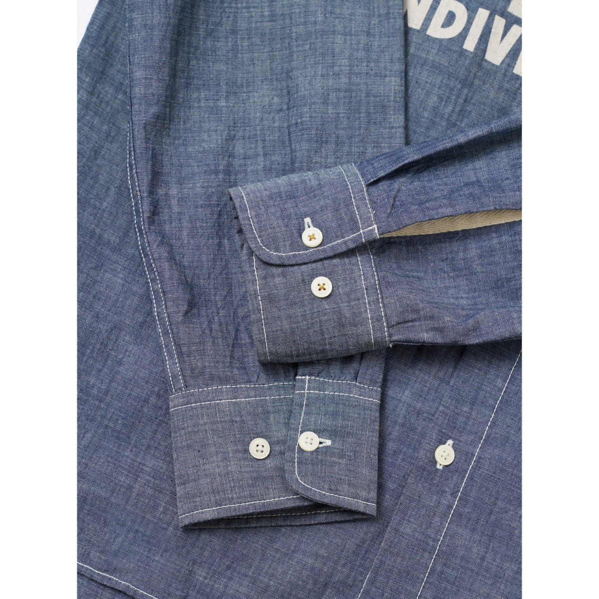 Universal Works Lazy Day Shirt chambray indigo
