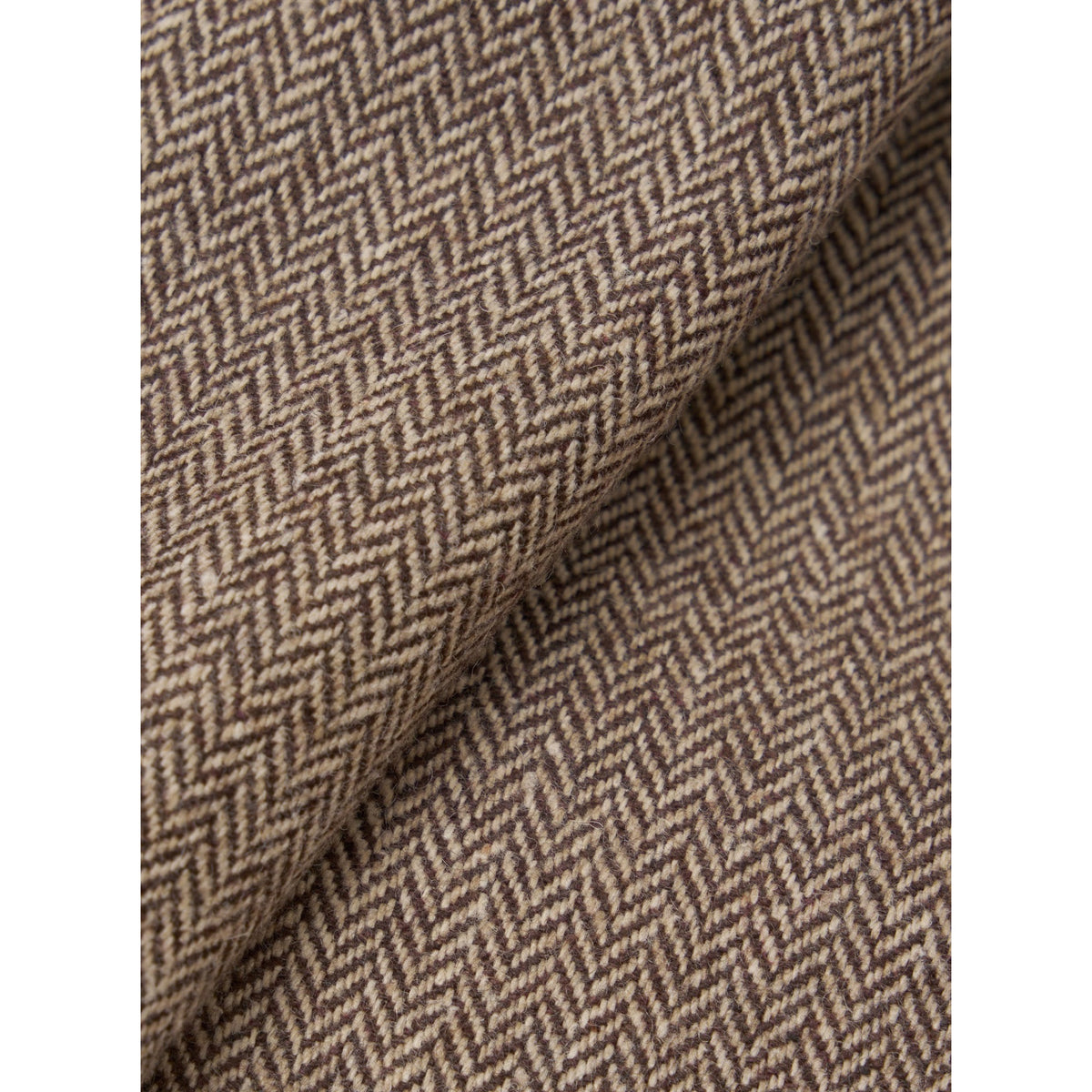 Universal Works E130 Jacket wool herringbone brown