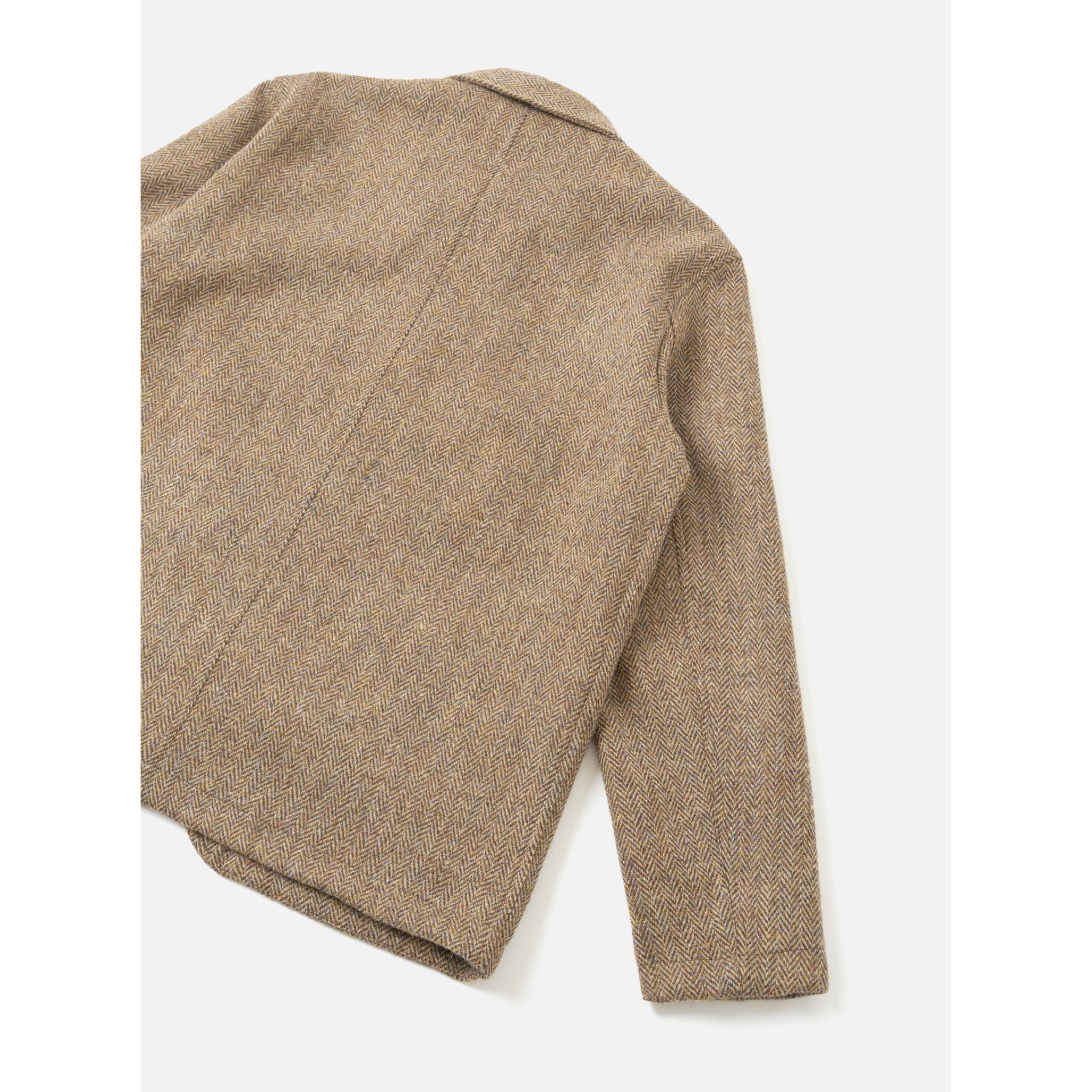 Universal Works Og Bakers Jacket harris tweed sand/brown