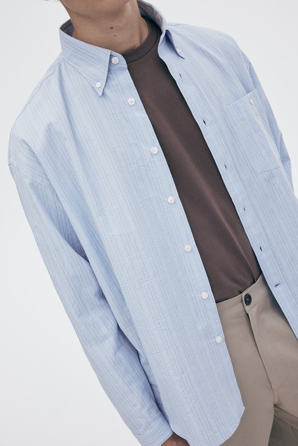 Unfeigned Longsleeved Relaxed Shirt sky