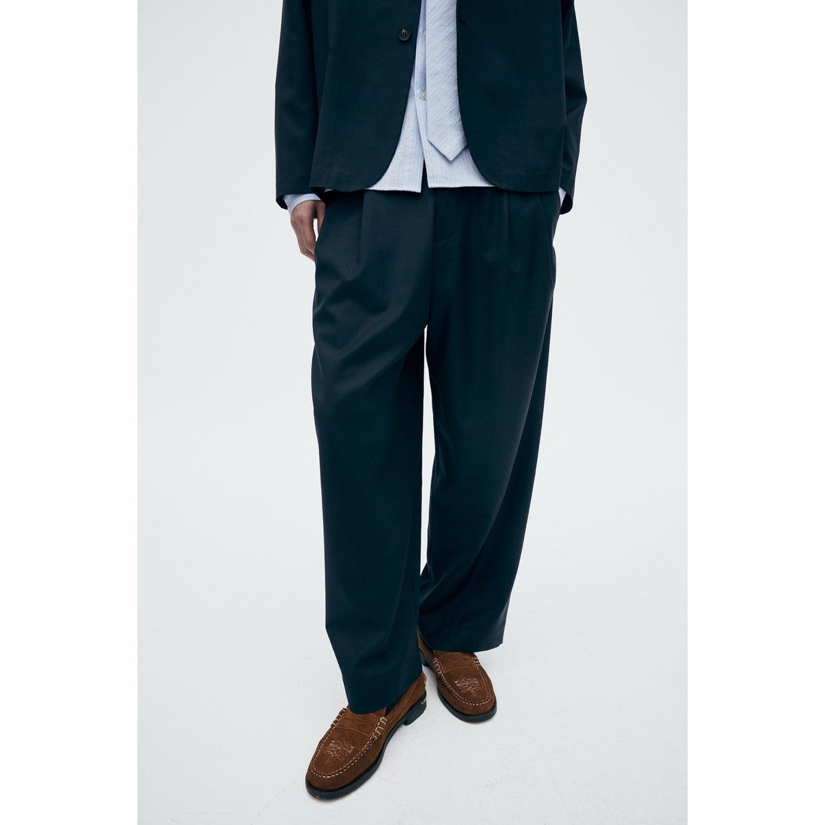 Unfeigned Sartorial City Pants Wool WR dark navy