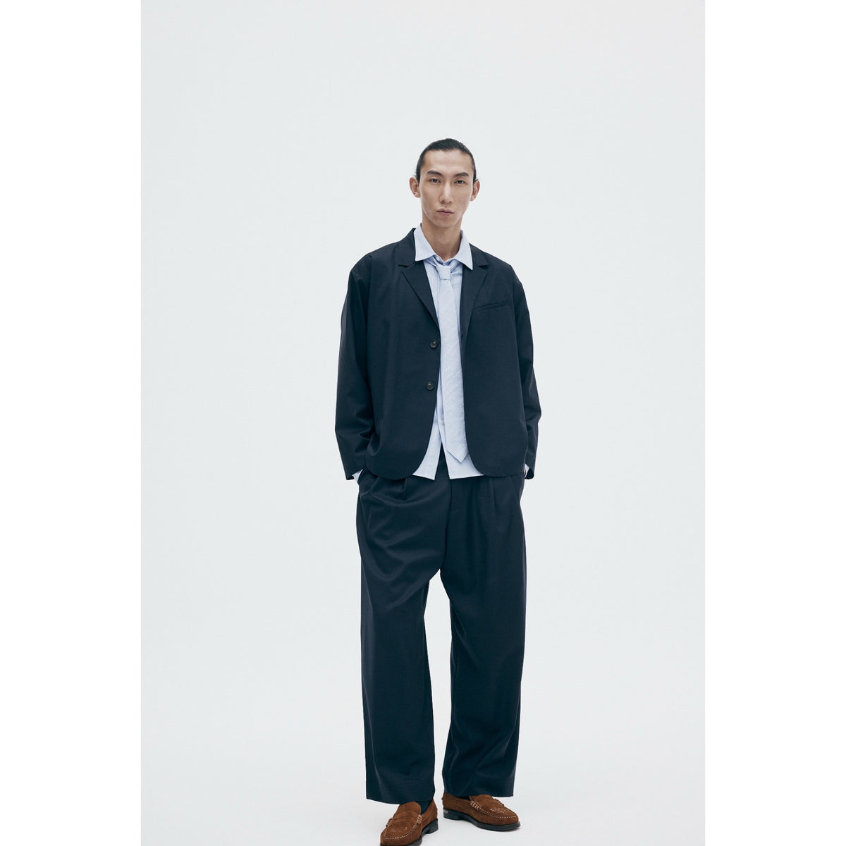 Unfeigned Sartorial City Pants Wool WR dark navy