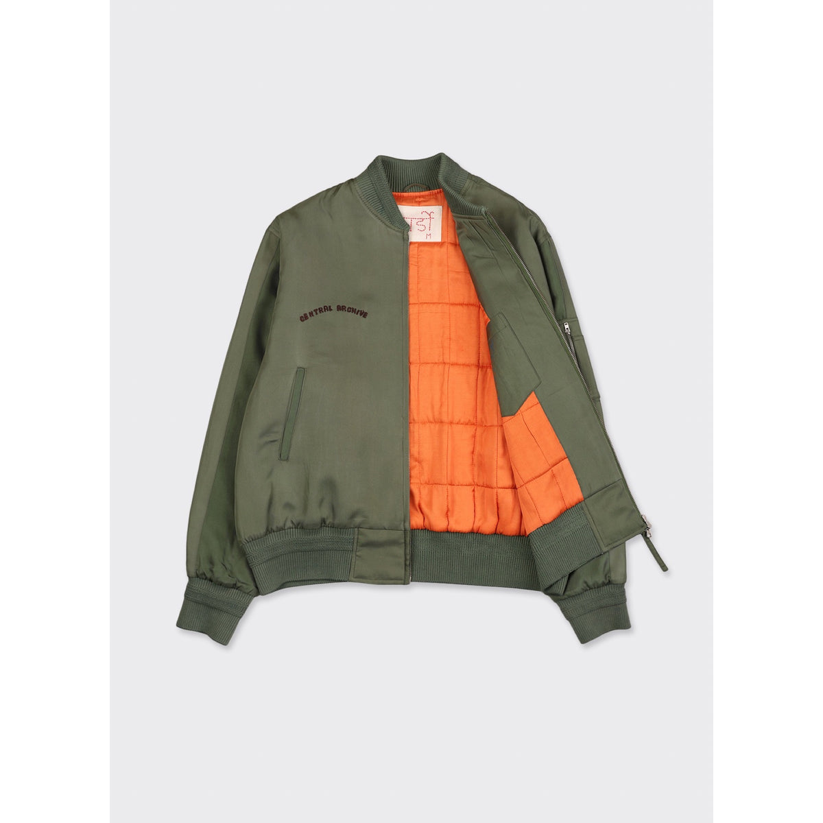 Kardo Craft Max Jacket Silk Bomber Tiger Embroidery green