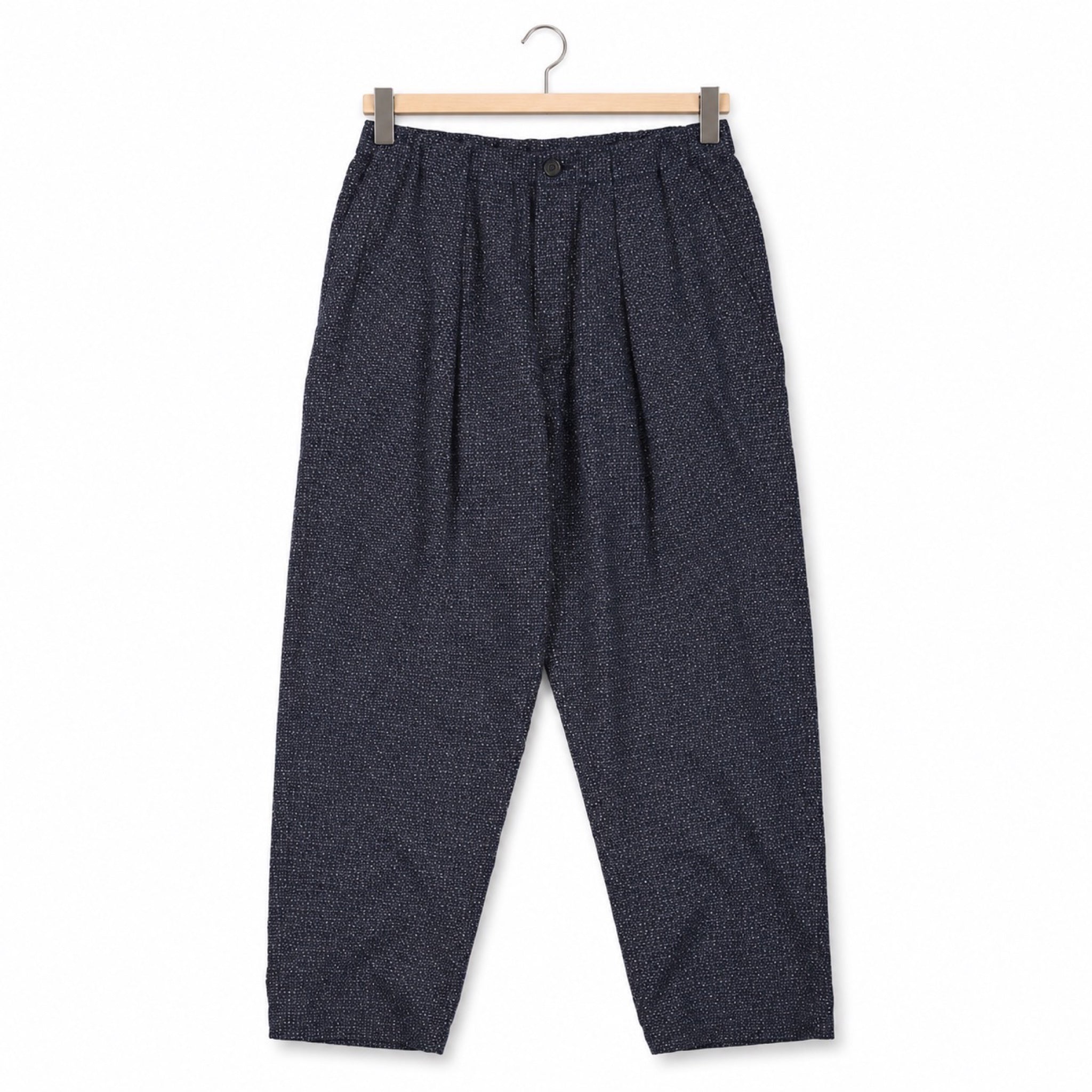 Kardo Taka Trousers IJAC01 Irregular Grid Check indigo