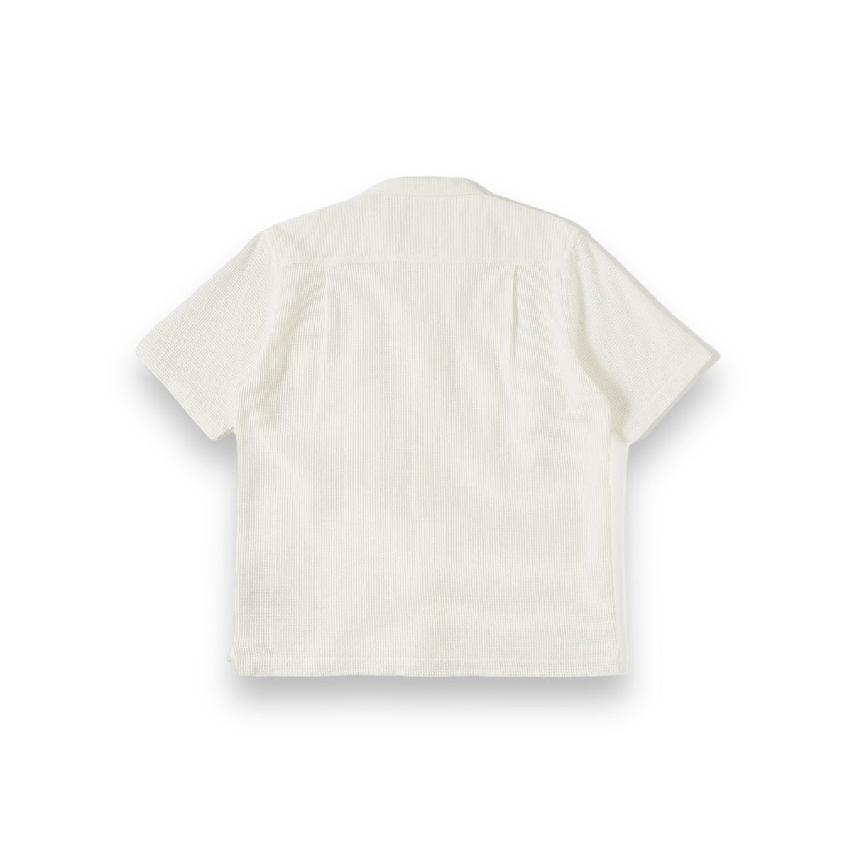 Universal Works Camp Shirt P3017 Japanese Waffle ecru