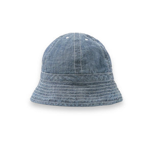 Universal Works Naval Hat P3091 Chambray indigo