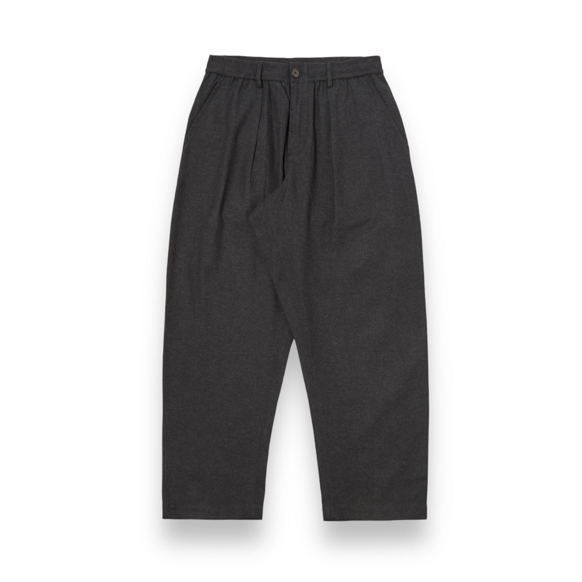 Universal Works Pleated Track Pant 31138 veta upcycled cotton charcoal