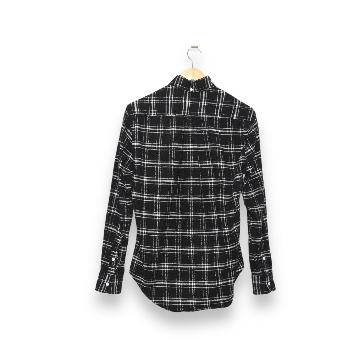 Gitman Brothers Vintage Black Slubbed Twill Check