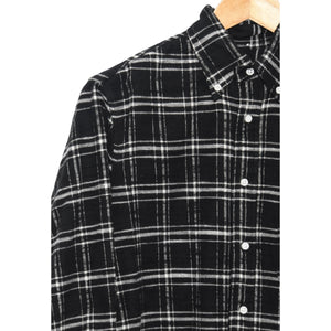 Gitman Brothers Vintage Black Slubbed Twill Check