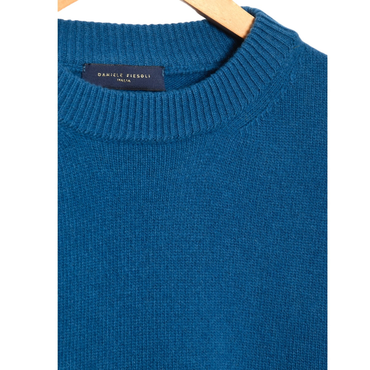 Daniele Fiesoli Cashmere Blend Crew DF 0067 aqua